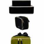 Limited Price  ( backing CUBES - 3 pcs + ORGANIZING MAKEUP BAG, ECO VELVET – GREEN + Double sided case bag