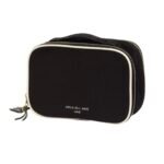 Double sided case ,multi purpose ( Tech ,Toiletry, makeup) color black