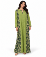 Green Paisley Kandora – Large