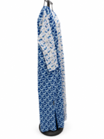Blue Floral Wave Kandora - Image 2