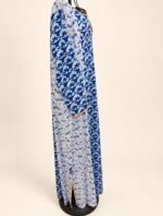 Blue Floral Wave Kandora - Image 4